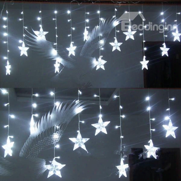 Unique Design Star Shape 6.6 Feet Width 8 Flickers Led Light