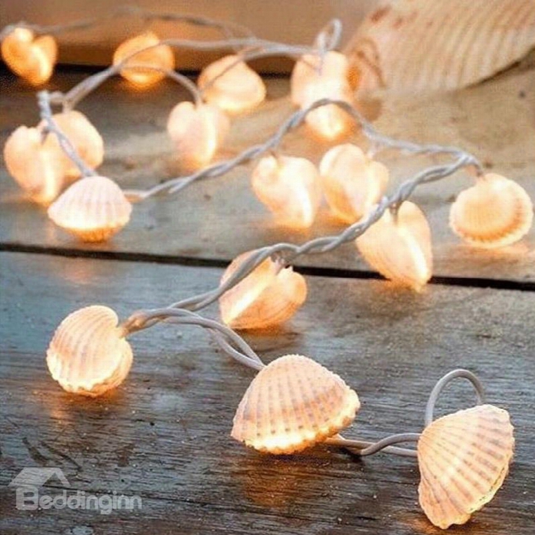197in Shells String Lights 30 Bulbs Waterproof And Eco-friendly Led Lights