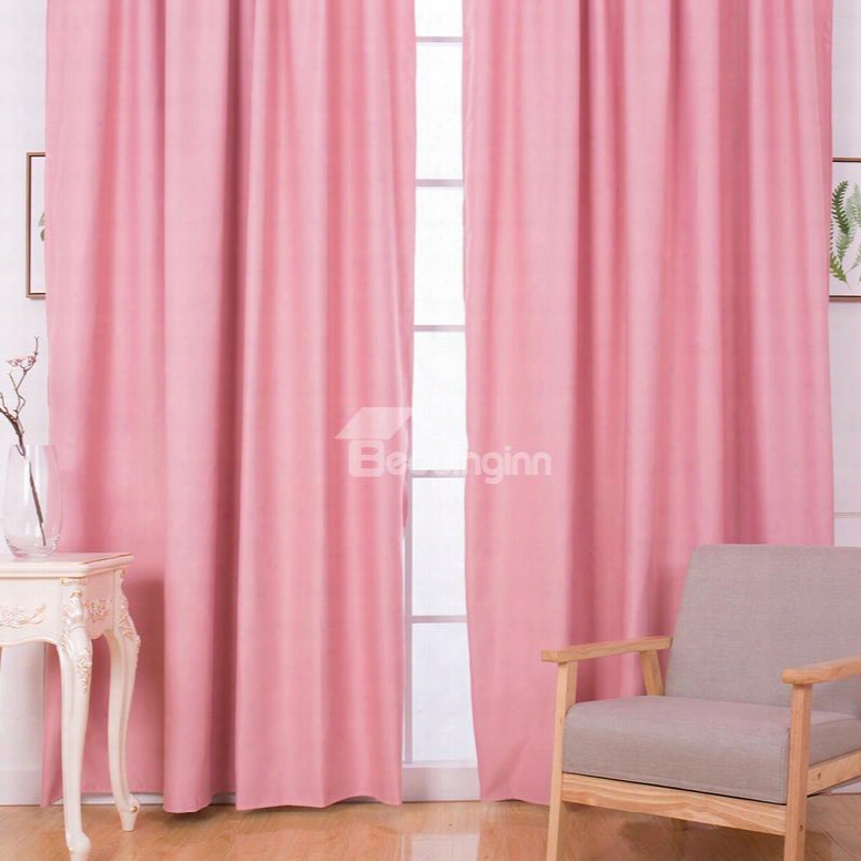 Blackout And Decoration Polyester Luxury Solid Colors Room Curtains