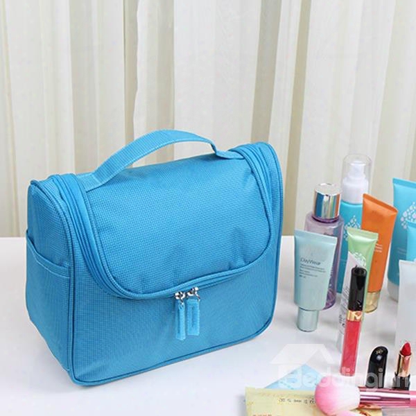 Blue Waterproof Travel Toiletry Bag & Personal Organize Cosmetic Bag