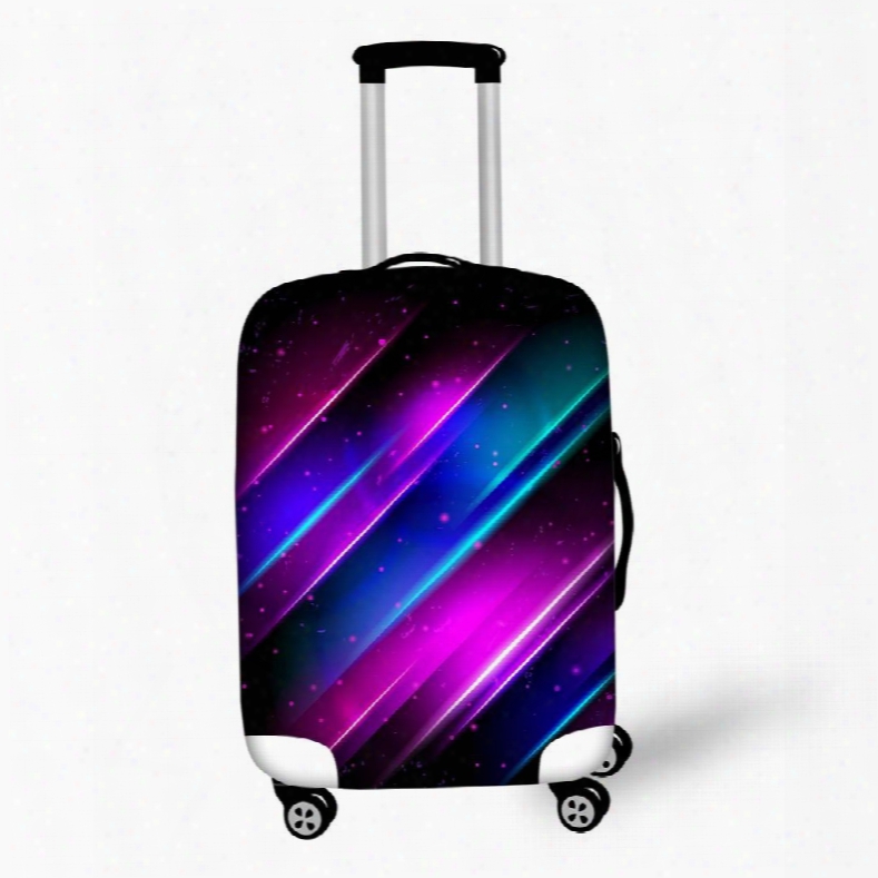 Different Color Point Pattern Spandex Washable Waterproof 3d Printed Luggage Cover