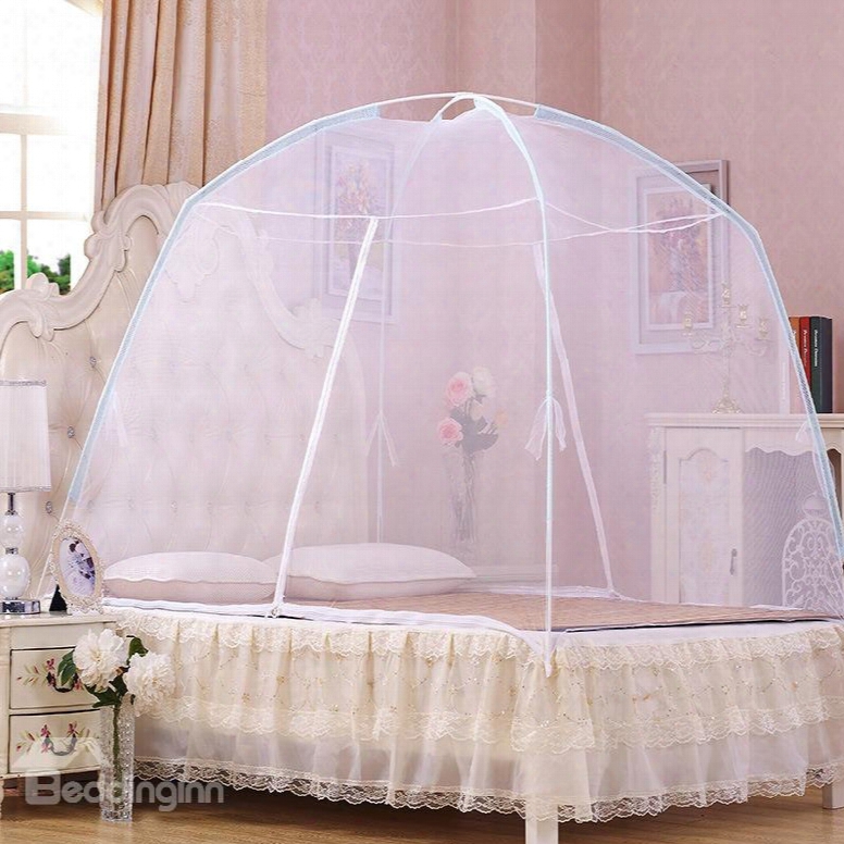 Folding Polyester With Dome Simple Mongolian Yurt Bed Net