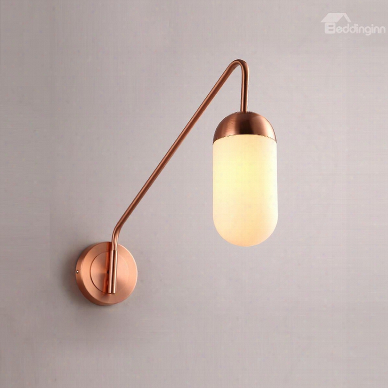 Golden Basis Hardware Modern Simple 1-head Wall Light