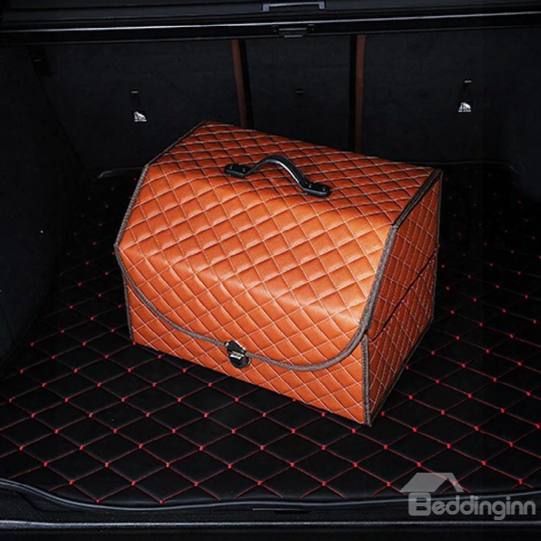 New Medium High Capacity Foldabe Popular Bright Color Car Trunk Organizer