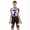 Cycling Jersey Shirt Quick Dry Cat Lady Pattern Clothing Bike