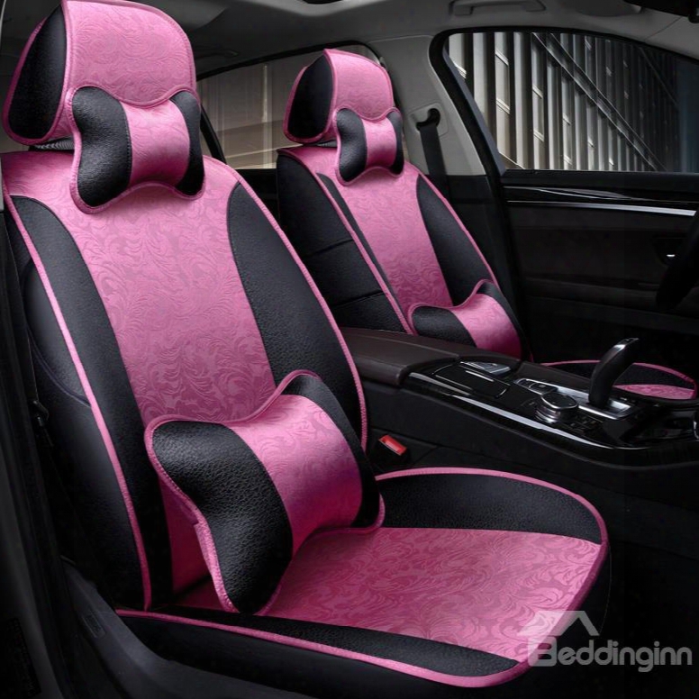 Silky Smooth Comfortable Sleek Design With Pillows Custom Fit Car Seat Covers