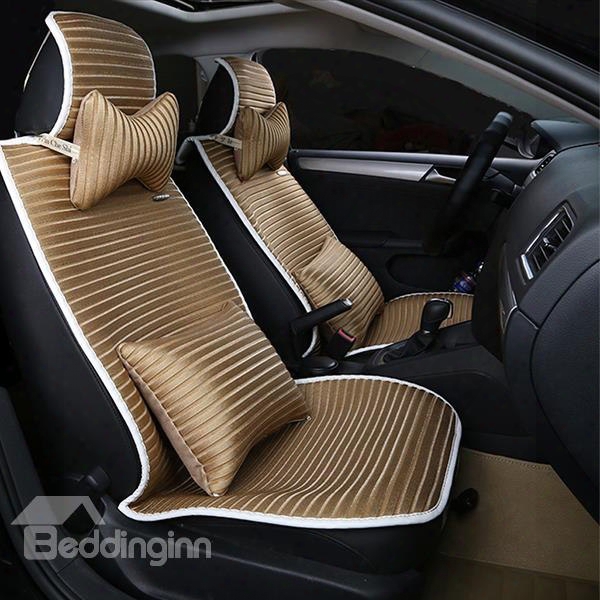 Smooth And Breathable Bright Color Extremely Comfortable Ice Silk Universal Car Seat Covers