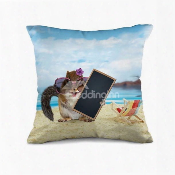 Stylish Modern Mouse 3d Print Throw Pillow Case