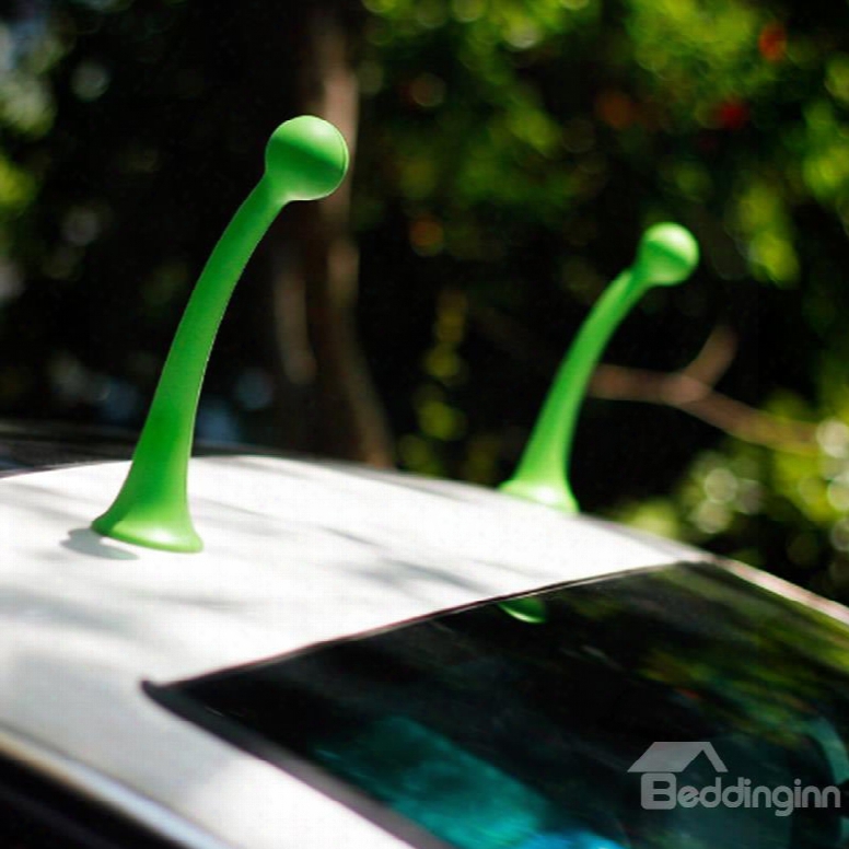 Antenna E.t. Green Plastic Creative Car Decor