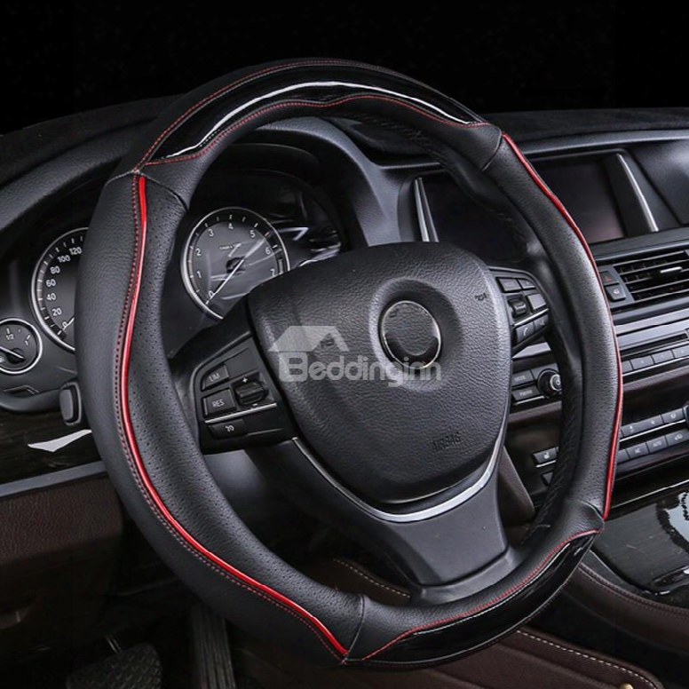 Anti Slip Grip Enhanced With Glossy Finish Steering Wheel Cover