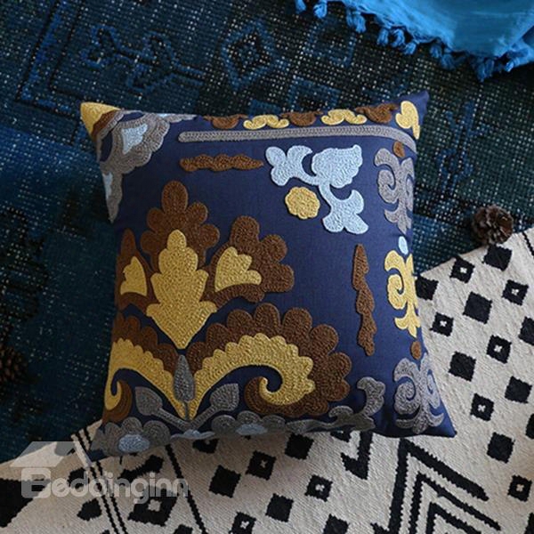 Chic Desig Beautiful Pattern Blue Throw Pillowcase