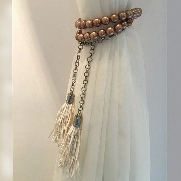 Classical Golden Beads Fashion Curtain Tiebacks