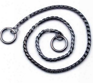 Heavy Duty Snake Chain Choke Metal Coloar For Dogs