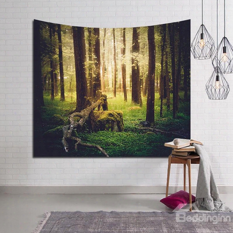 Peaceful Woods Design Mystery Decorative Hanging Wall Tapestry