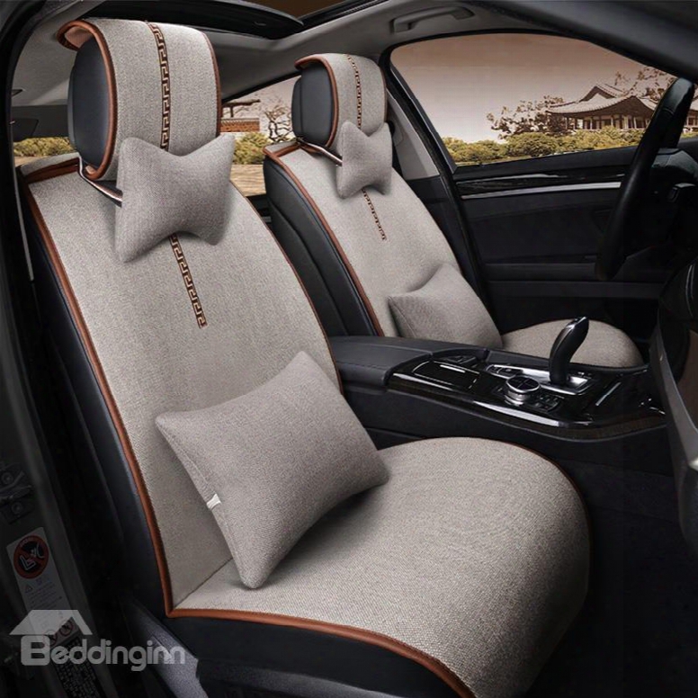 Simple Design Fashion Solid Color Popular Universal Car Seat Cover