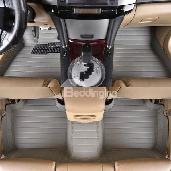 Simple Style Luxury Design With High-grade Pvc Leather Custom Fit Car Floor Mats