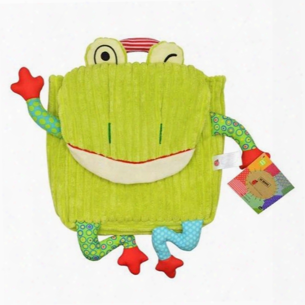 Bright Skip Hop Frog Shaped Little Kids Backpack