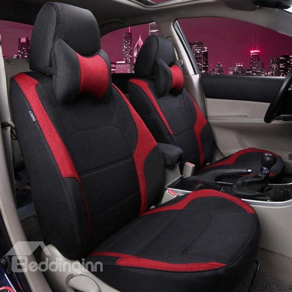Cool Design Style Breathabl E Flax Material And Cost-effective Car Seat Cover
