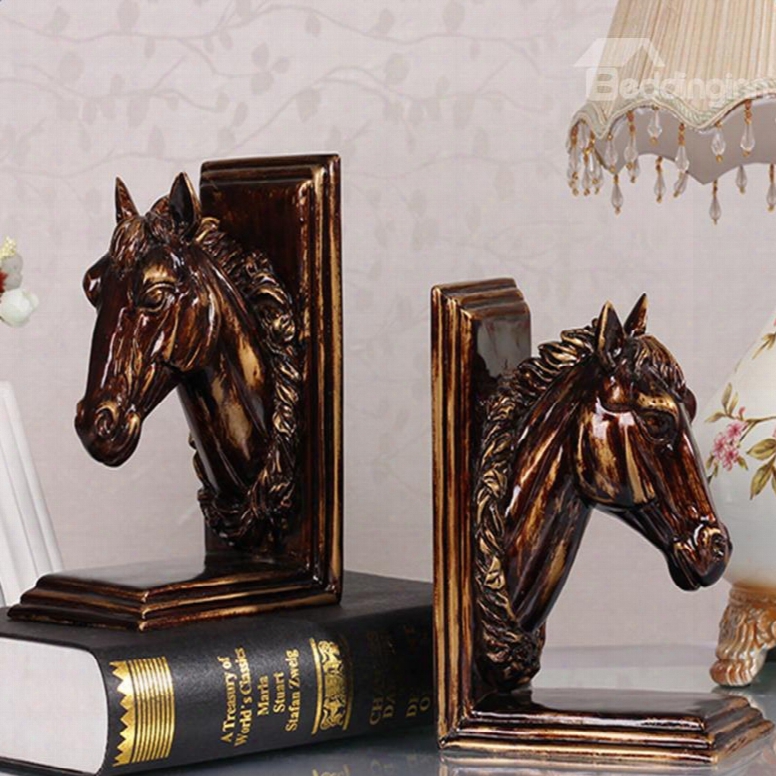 Fabulous Modern Design Horse Shape Book Holder Desktop Decoration
