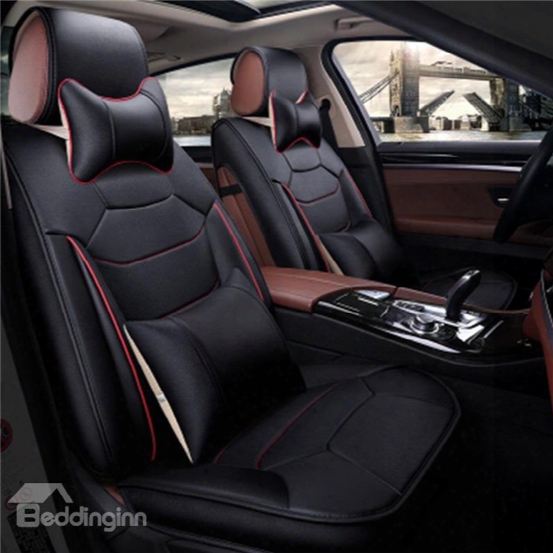 Luxurious Classic Stitching Color For Highlander Rav4 Etc  Universal Car Seat Covers