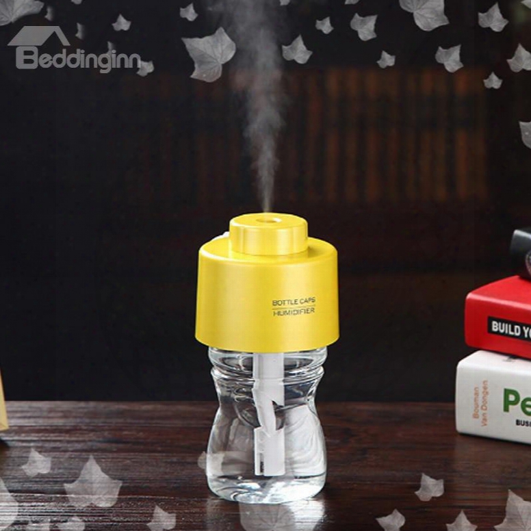 Mini Portable Bottle Cap Air Humidifier With Usb Cable