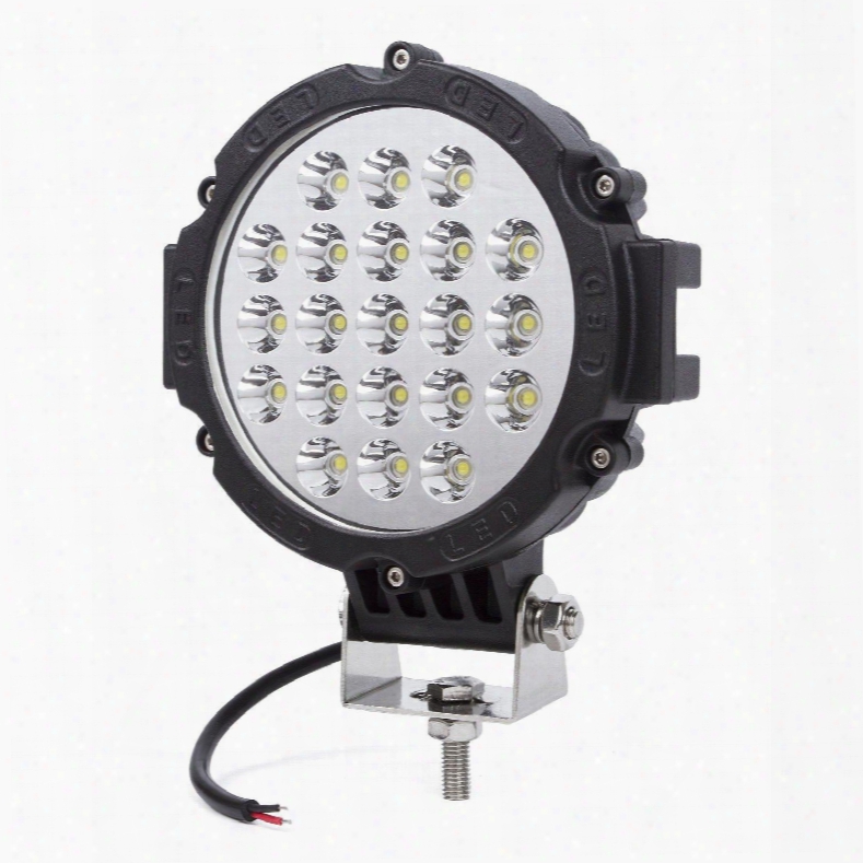 2pcs 63w 7 Spot Led Work Light For Atv Car Suv Etc