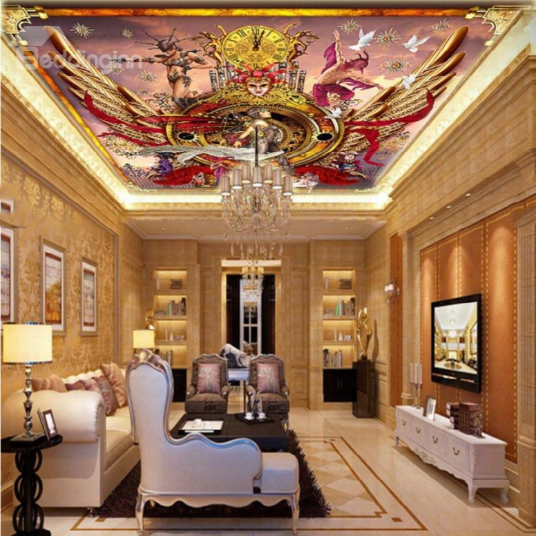 3d Ciro Marchetti Pattern Waterproof Durable And Eco-friendly Ceiling Murals