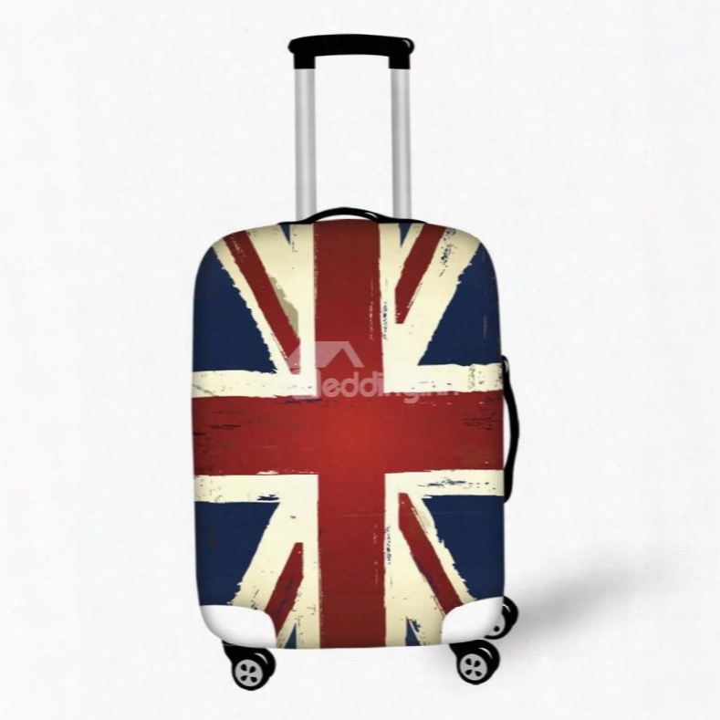 Big Flag Waterproof Uk 18-30 Inch 3d Printed Suitcase Luggage Protector Covers