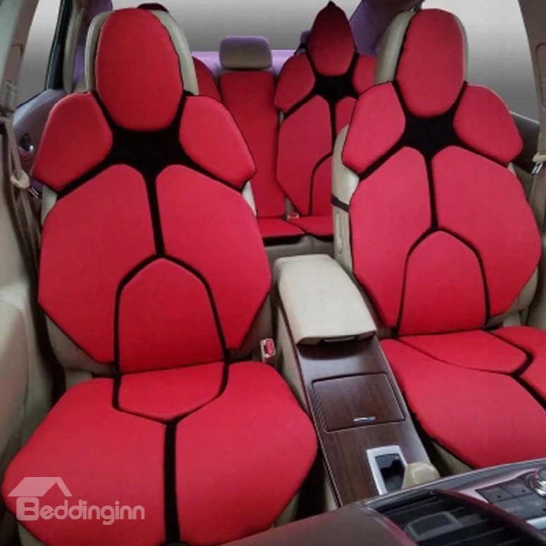 Futuristic Lambo Urus's Seat Style Red Custom Car Seat Covers