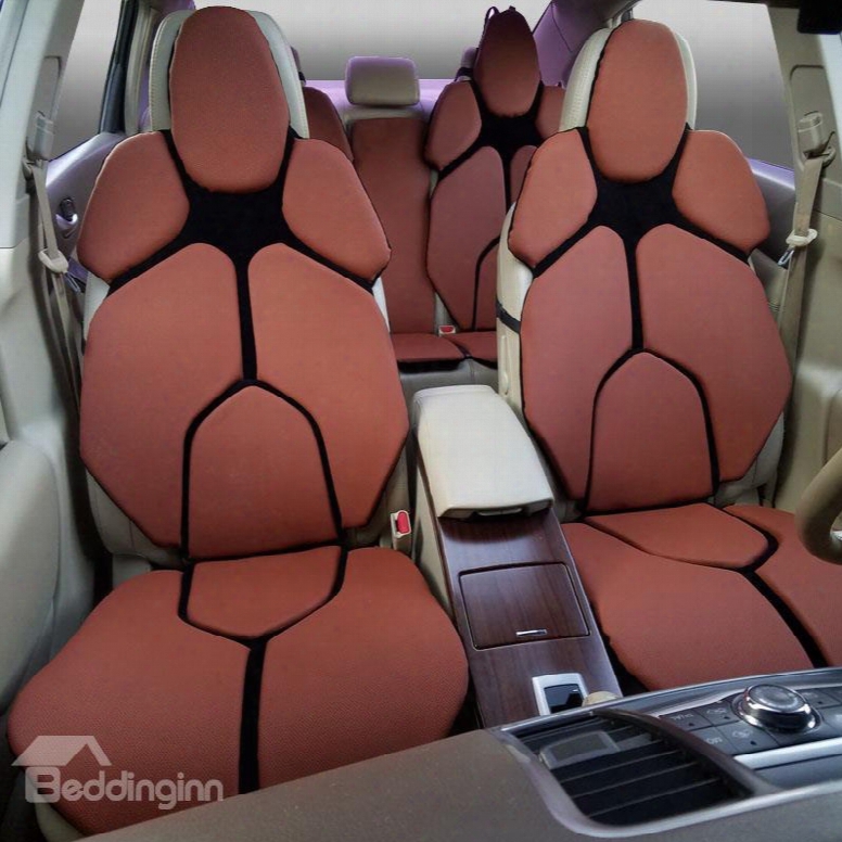 Futuristic Supercar Style Distinctive Coffee Universal Car Seat Covers