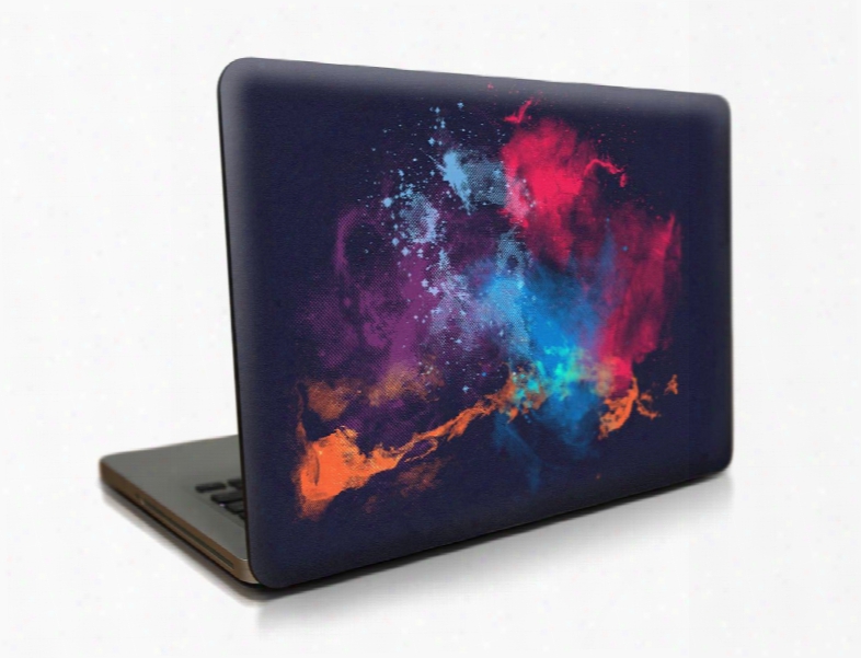 Galaxy Color Pattern Hard Plastic Cover For Macbook