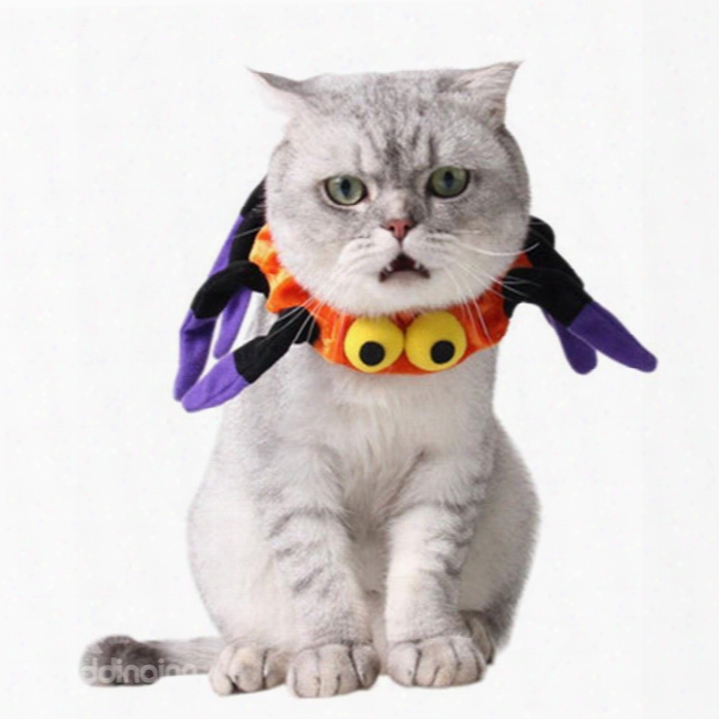 Halloween Costume Spider Neck Cat Dog Collar