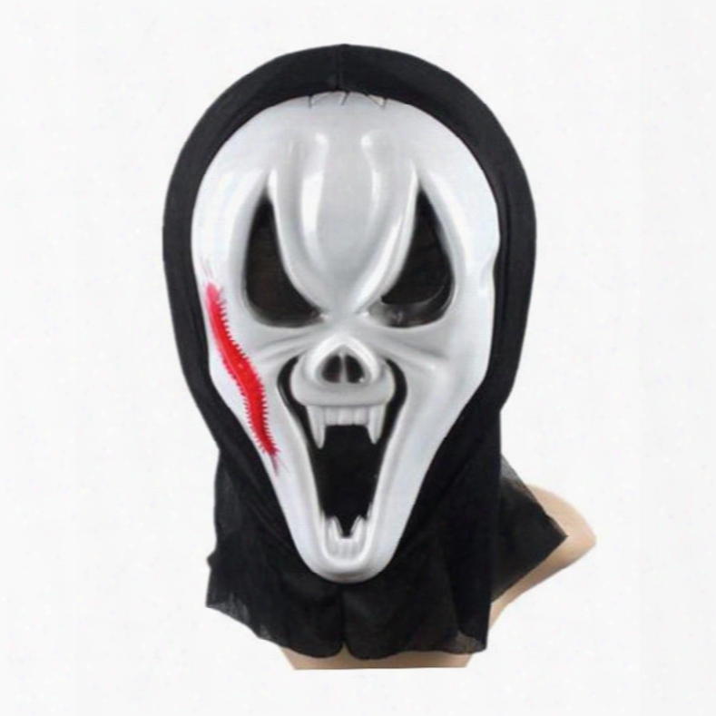 Halloween Party Cosplay Red Horror Centipede Mask