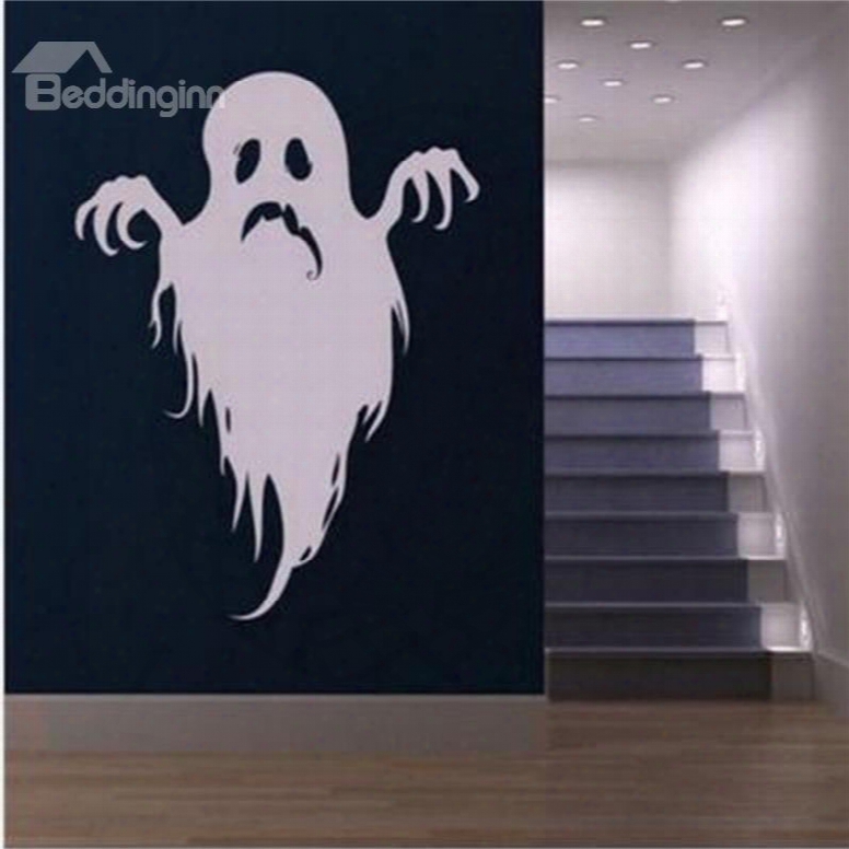 Halloween Spirit Printed Pvc Water-resistant E Co-friendly Removable Self-adhesive Wall Stickers