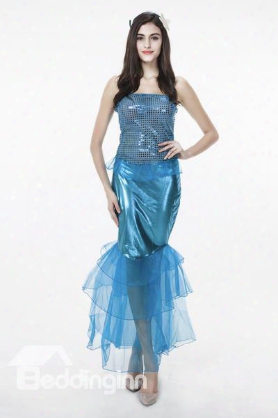 Magic Blue Mermaid Sexy And Special Cosplay Costumes