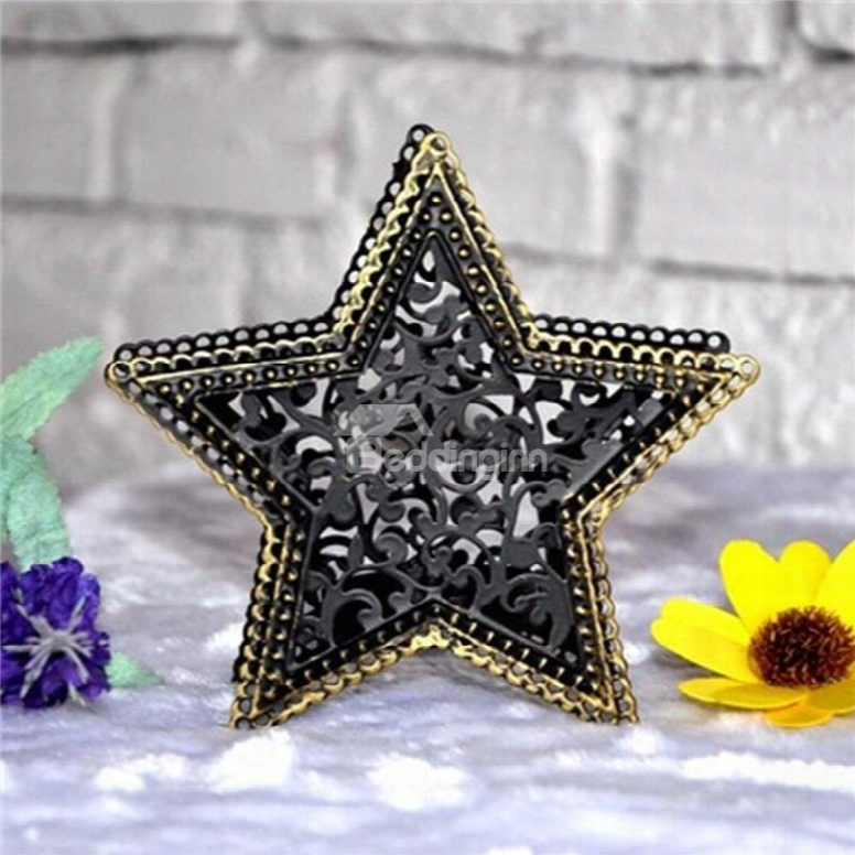 Modern And Creative Wonderful Star Home Decoration Durable Candle Holder