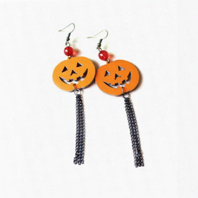 Pumpkin Halloween Fashion Sexy Retro Earring