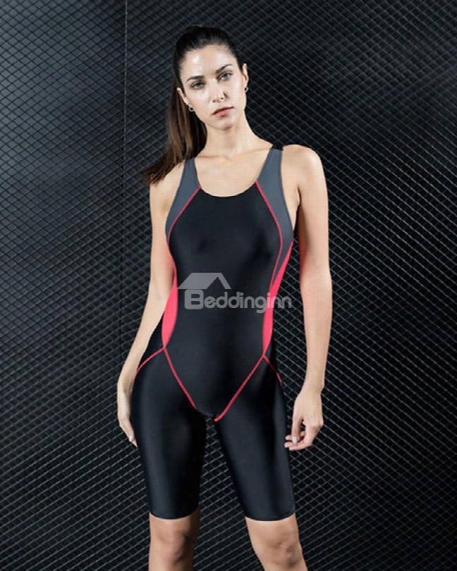 Racerback Tight Sleeveless High Quality Fabrics Women's Swimwear