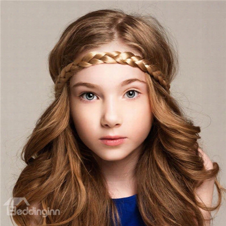 Artificial Leather Wig Multi-color Kids Hair Band