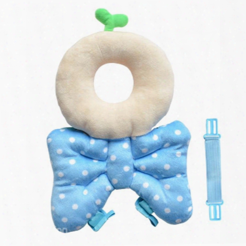 Bowknot And Grass Buckle Pp Cotton 1-piece Blue Toddlers Pillow