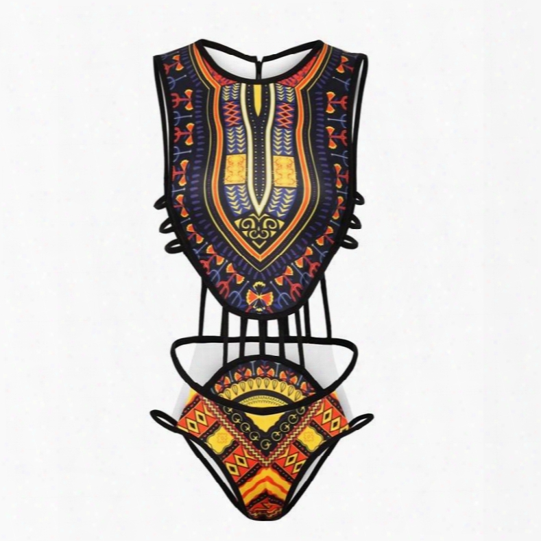 Cool Style Sexy Egypt Style One Piece 3d Bathing Suit Swimwuits