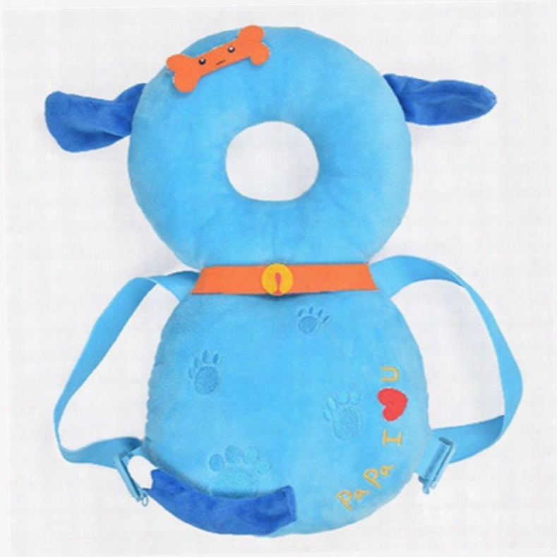 Dog Buckle Pp Cotton 1-piece Blue Anti-tumbling Toddlers Pillow