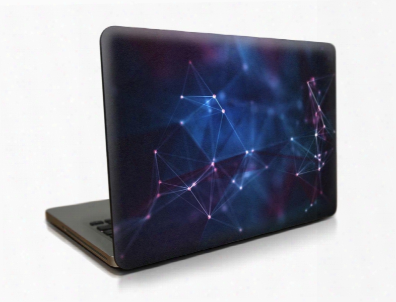 Geometry Blue Pattern Hard Plastic Cover For Macbook