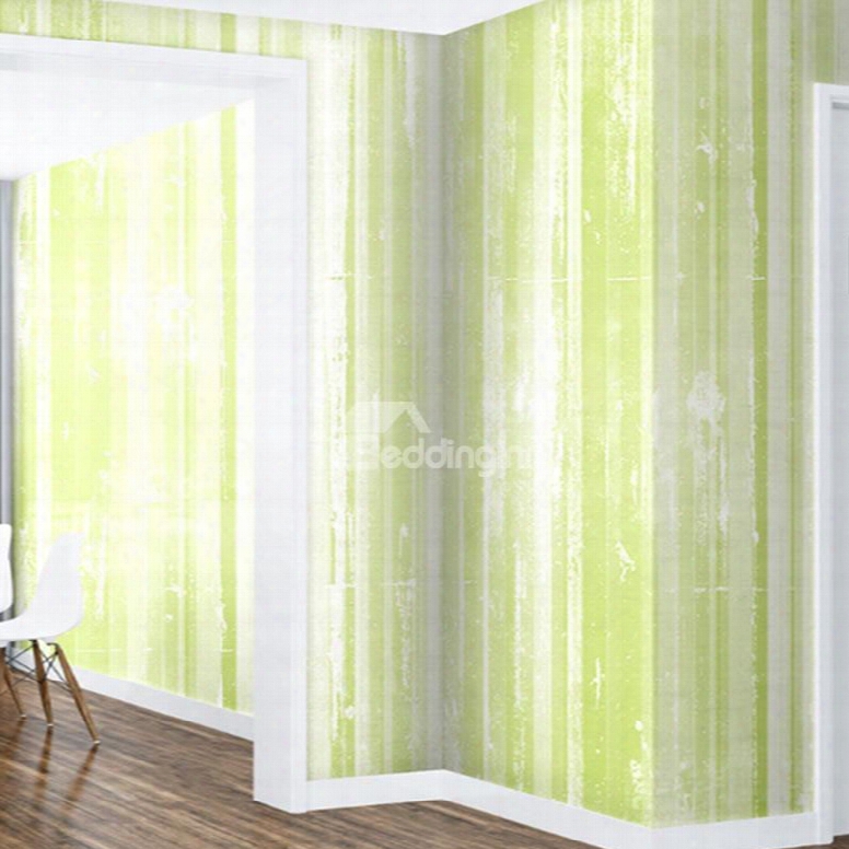 Green And White Background Durable Waterproof And Eco-friendly 3d Wall Mural