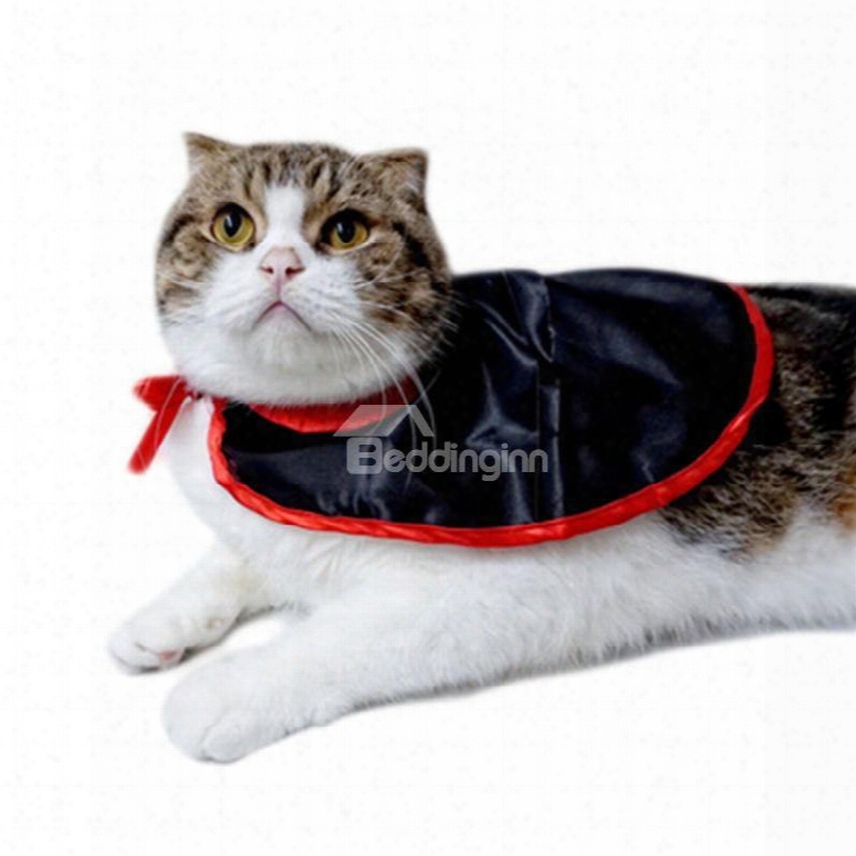 Halloween Cosplay Costume Vampire Cloth For Small Dogs Cat Witch Cloak