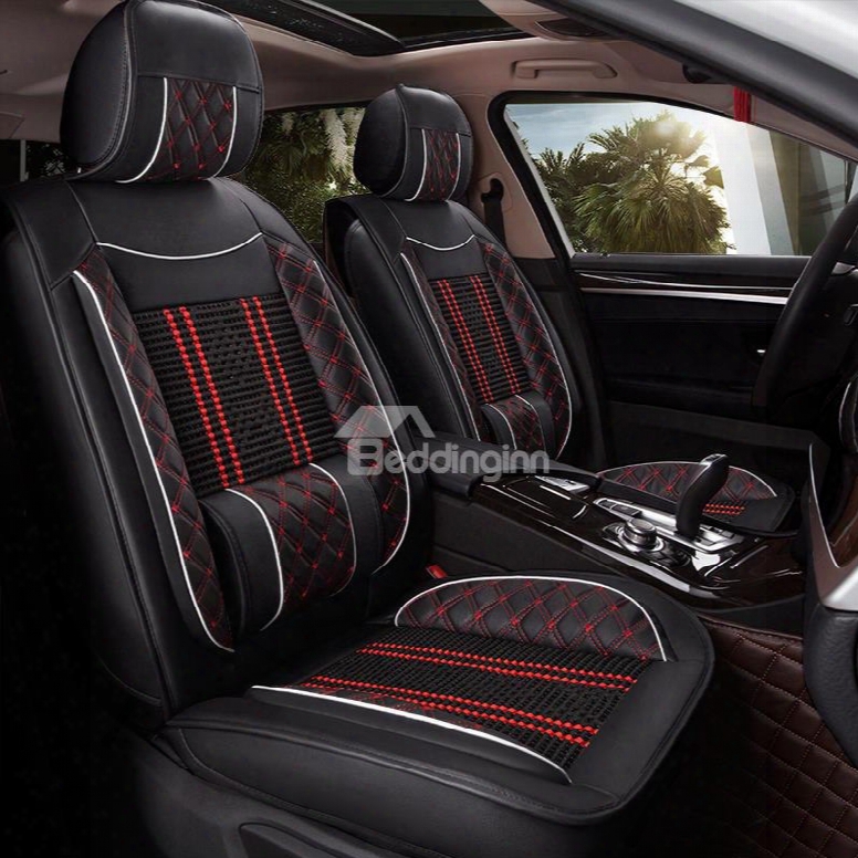 Luxury Series Plaid Patterns Extra Comfy Cushions Universal Fit Car Seat Covers