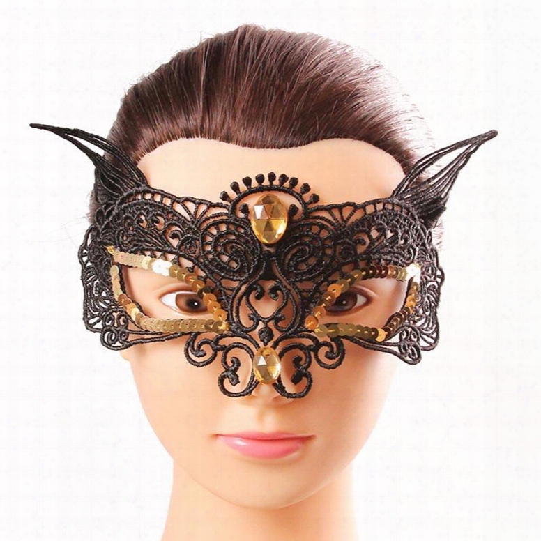 Masquerade Halloween Shiny Metal Pretty Party Evening Prom Mask