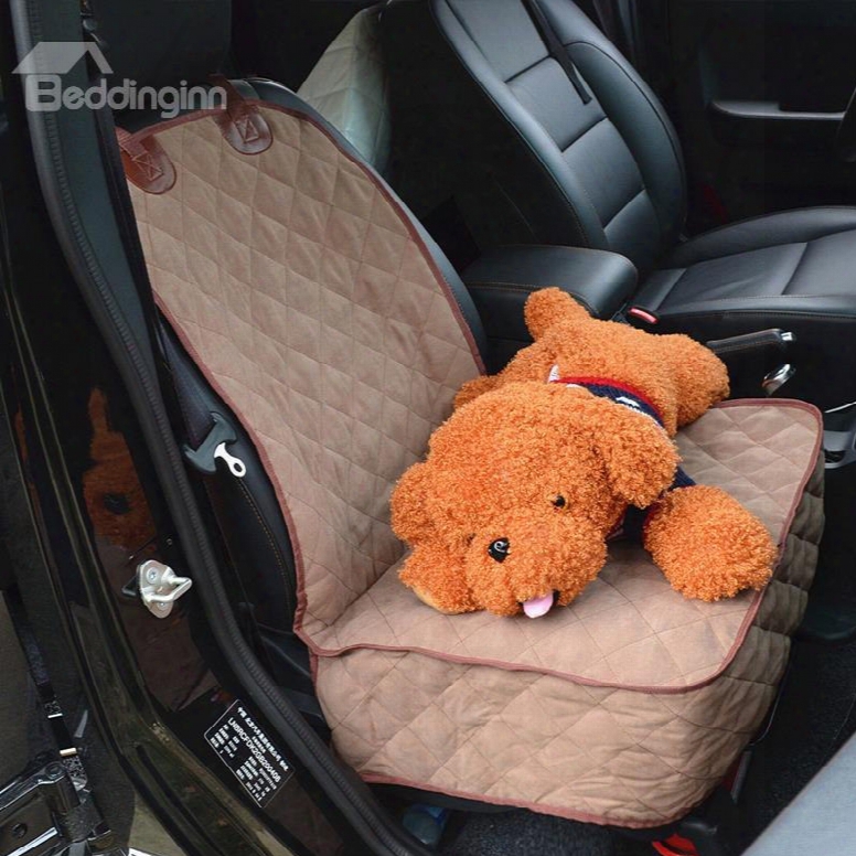 New Durable Suede Material Foldable Waterproof Universal Car Pet Mat