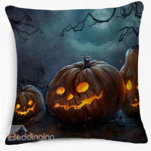 Pumpkin Halloween Monster Pattern Creative Car Pillow