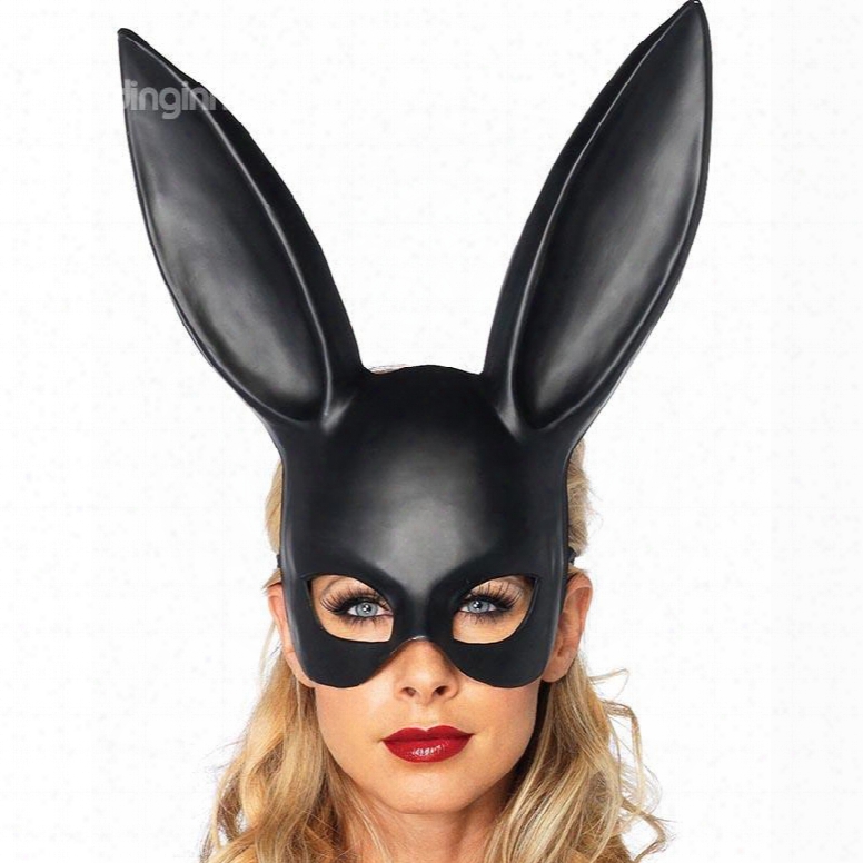 Rabbit Lady Sexy Halloween Pvc Cosplay Mask